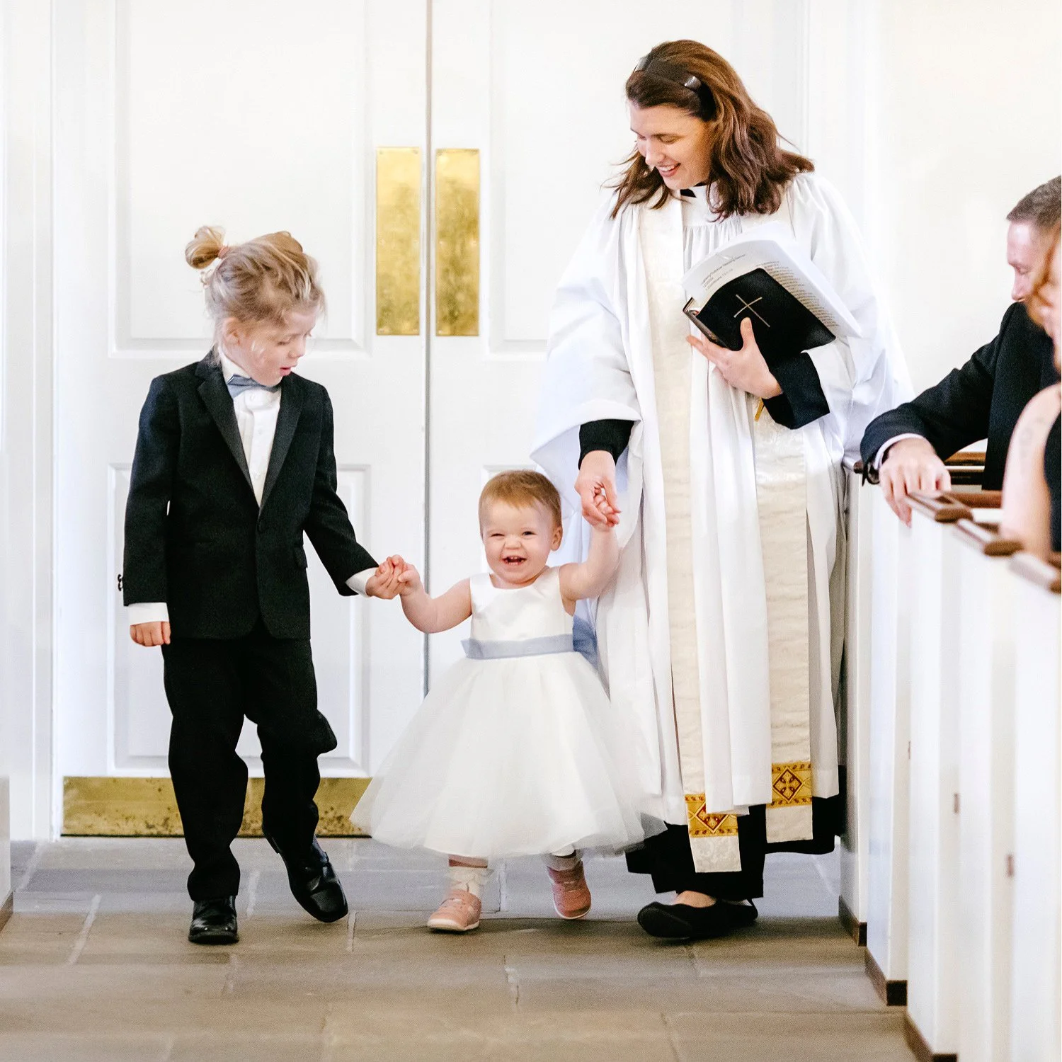  Wedding at St. Christopher’s church. 
