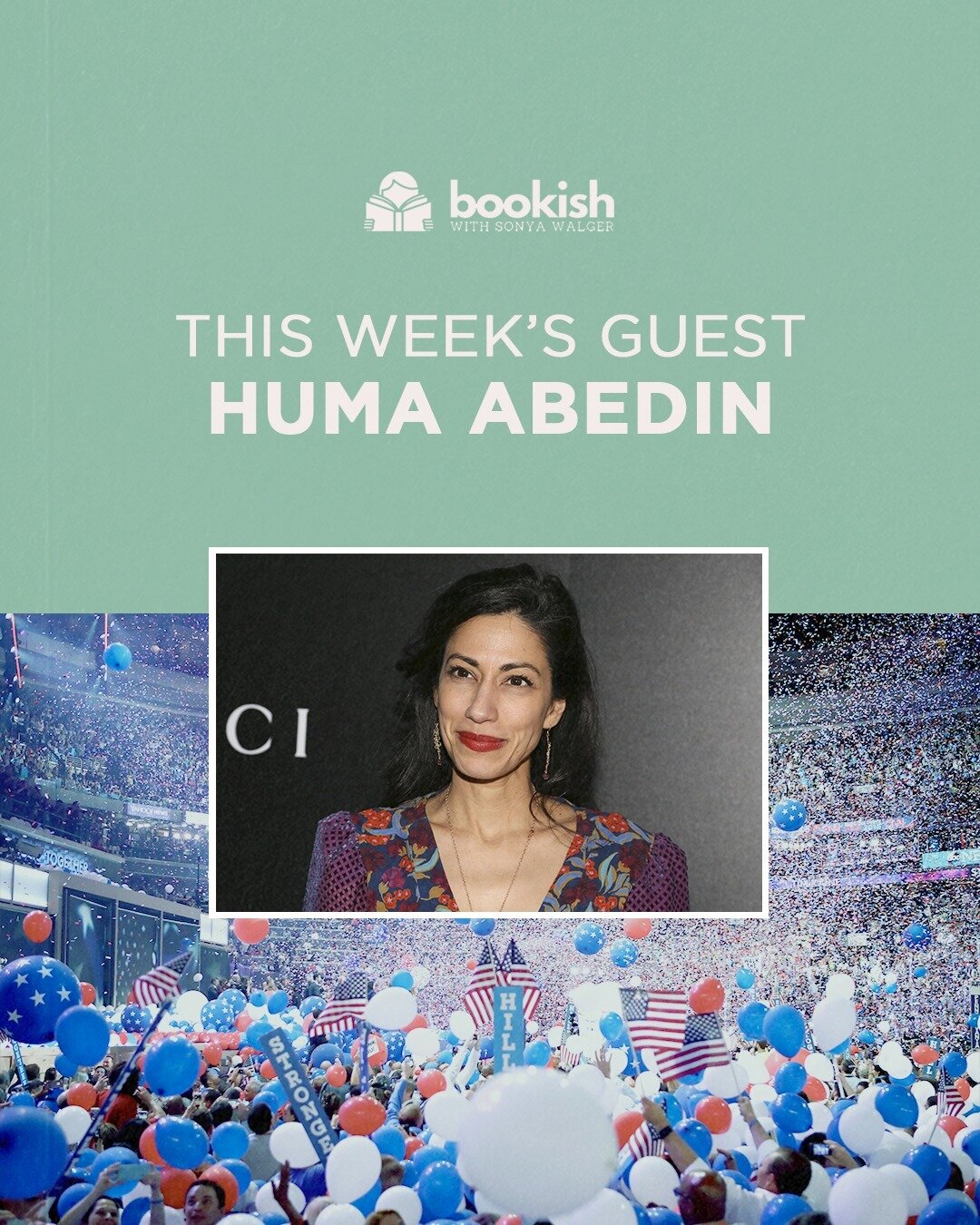 🎉 SURPRISE! 🎉 We're dropping a special one-off episode with American political staffer and author of #BothAndMemoir, @humaabedin. ⁠
⁠
Huma was vice chair of Hillary Clinton's 2016 campaign for President and deputy chief of staff to Clinton when she