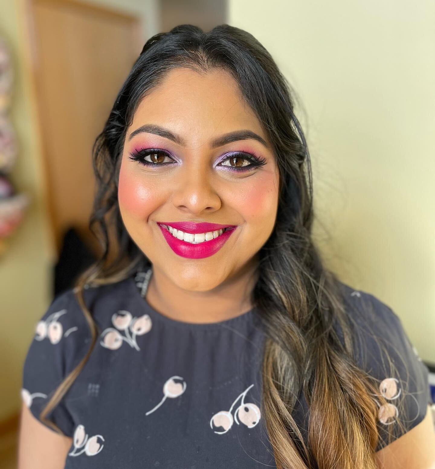 It was fun recreating one of my looks on someone else today. 💕💜
.
.
.
#mnmakeupartist #mnbridalmakeupartist #lakevillemakeup #lakevillemakeupartist  #twincitiesmakeupartist #minnesotamakeupartist #indianweddingmakeup #indianweddings #guyanese #minn