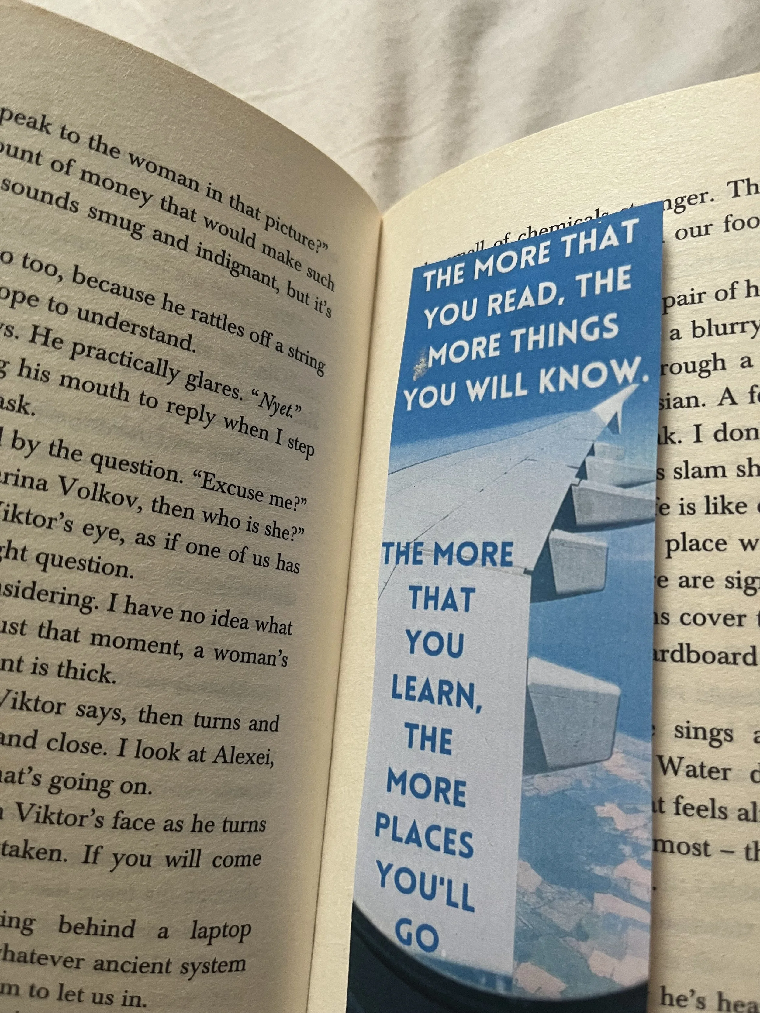 Looking Out Of a Plane Bookmark