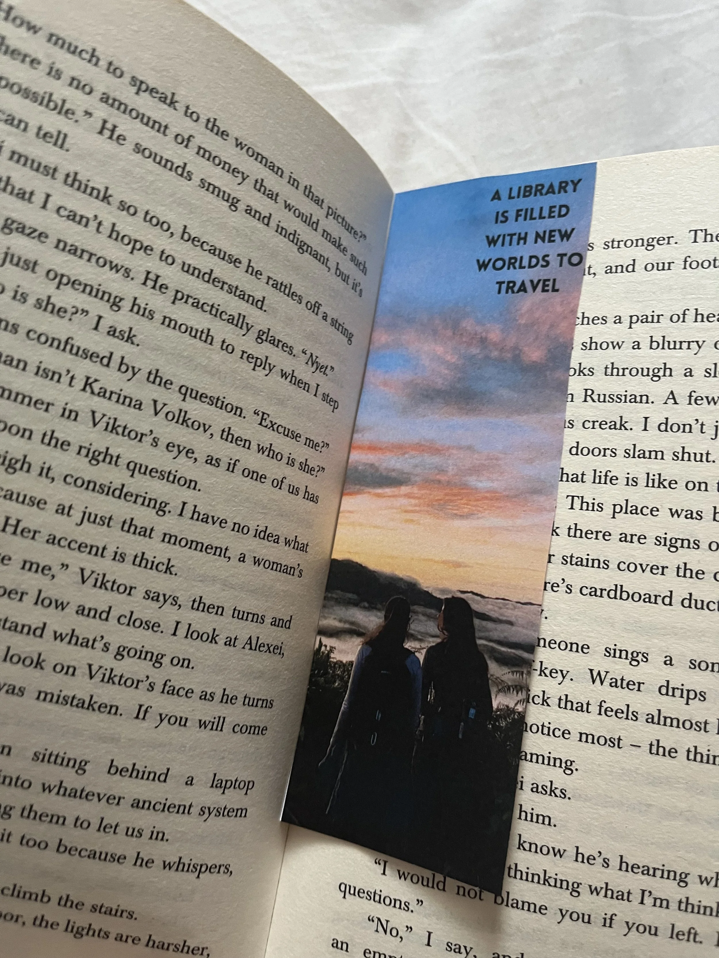 Watching the Sunrise Together Bookmark