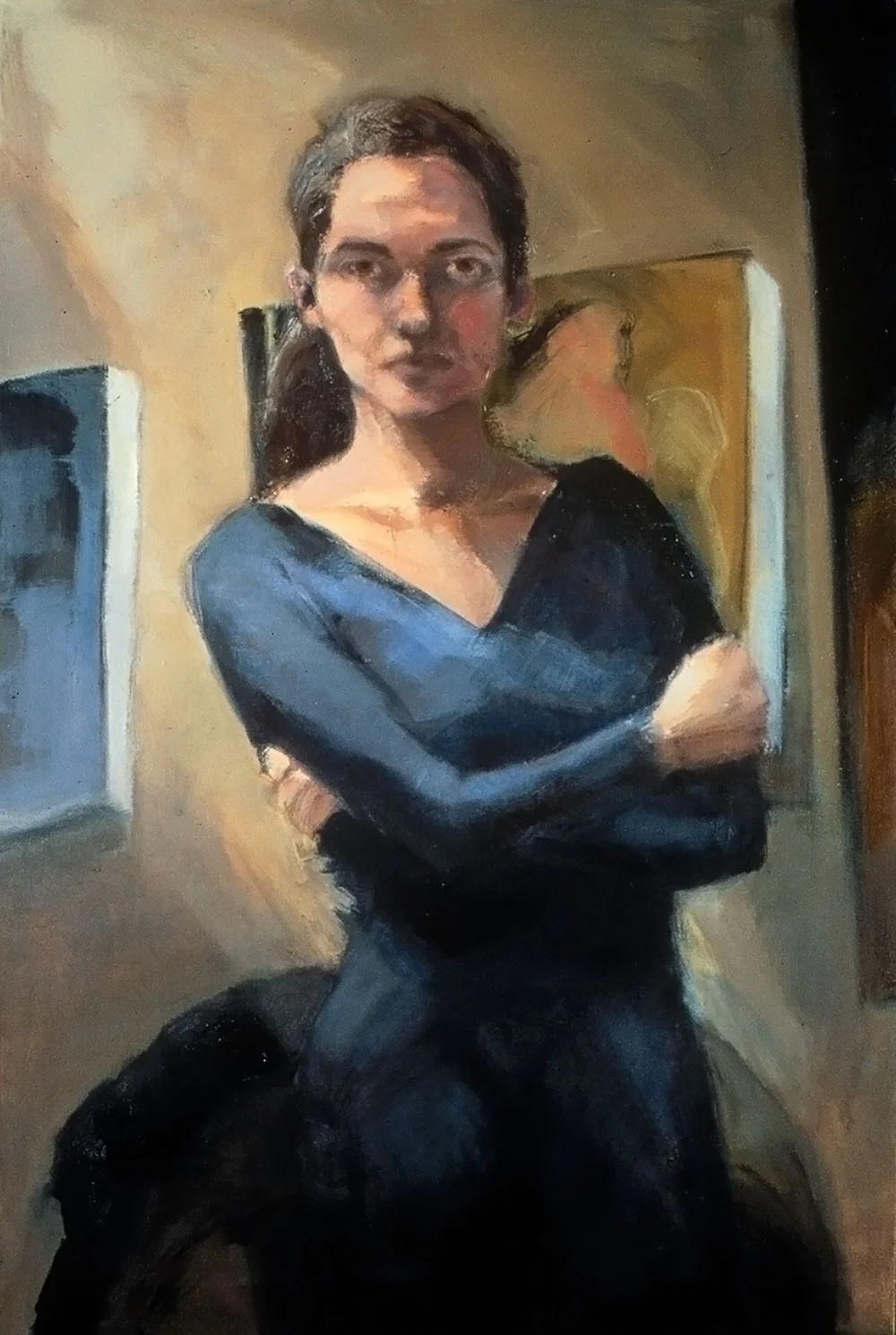 Self Portrait in Studio