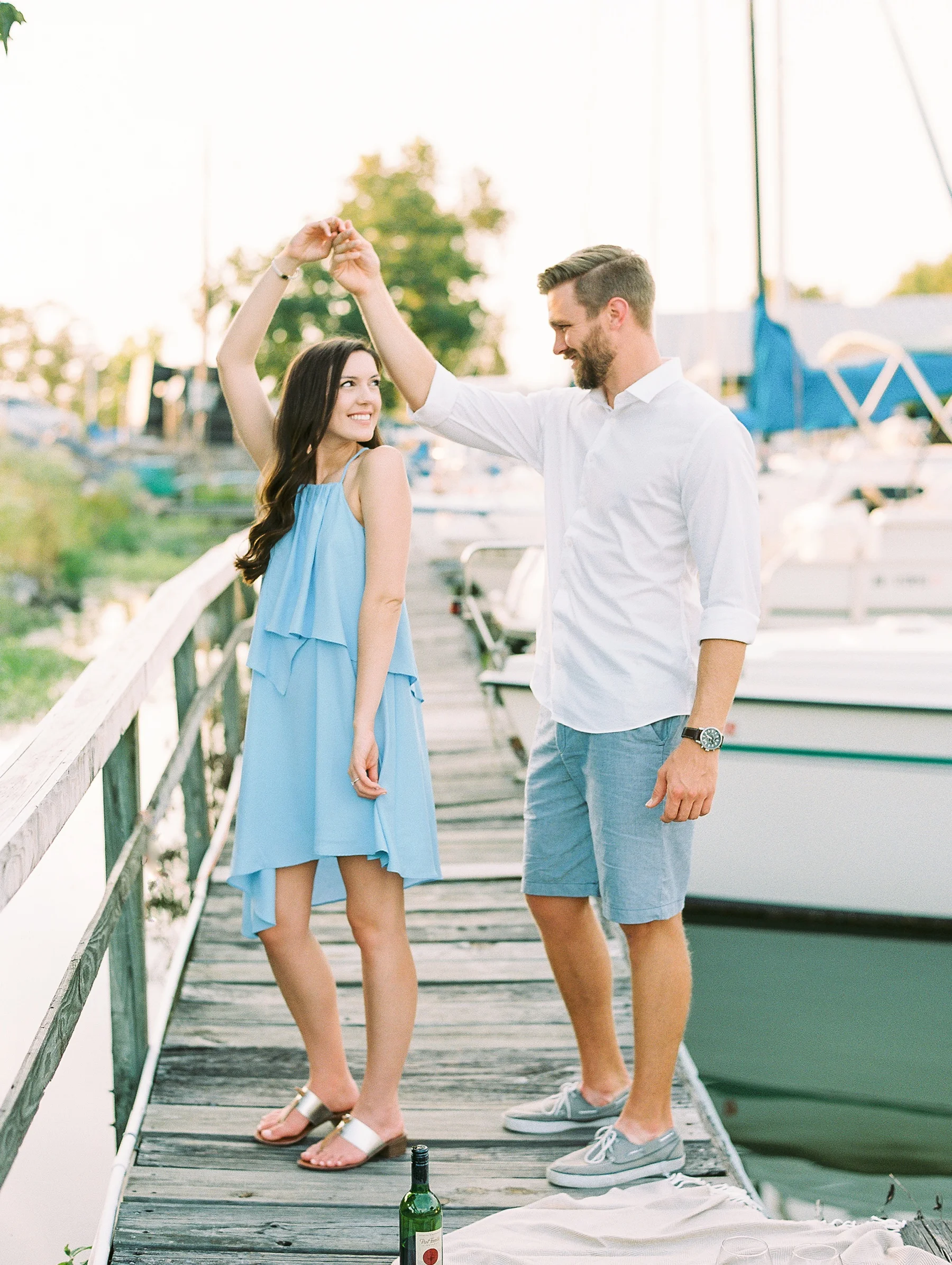 Nautical Boat Engagement Session Film Photographer_0563.jpg