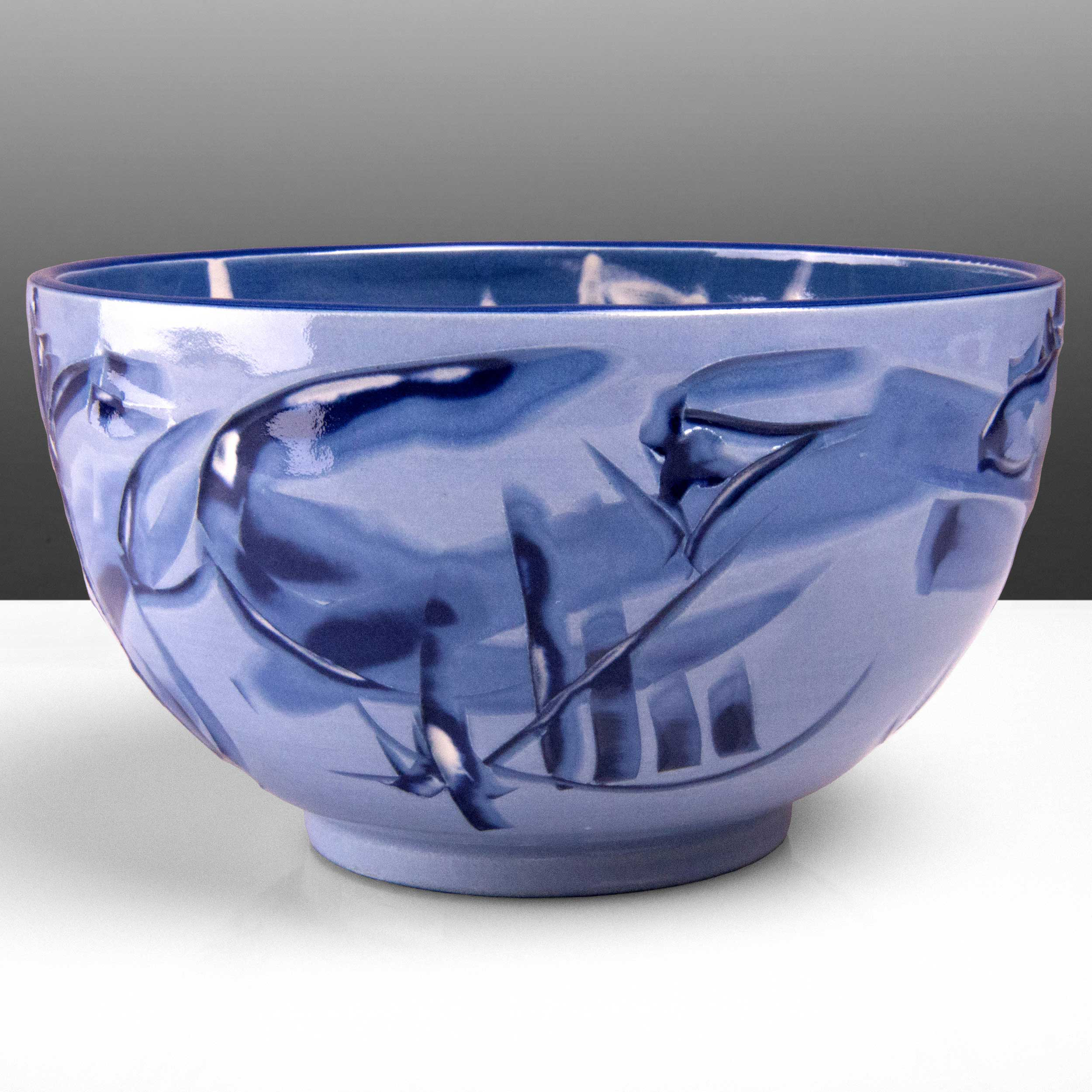 Lilac Purple Ceramic Bowl Reef Series by Rowena Gilbert