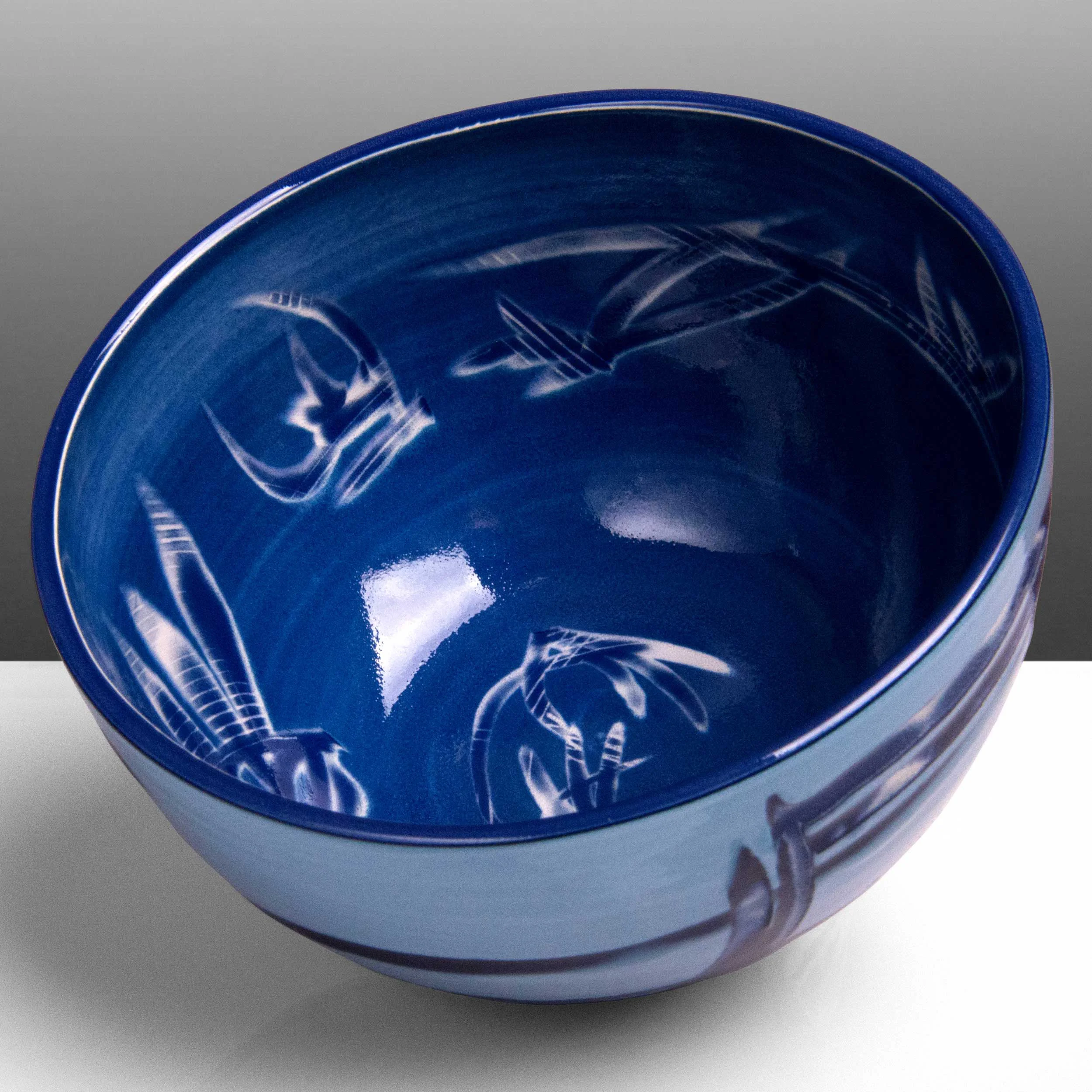 Underwater Effect Glaze Pattern by Rowena Gilbert