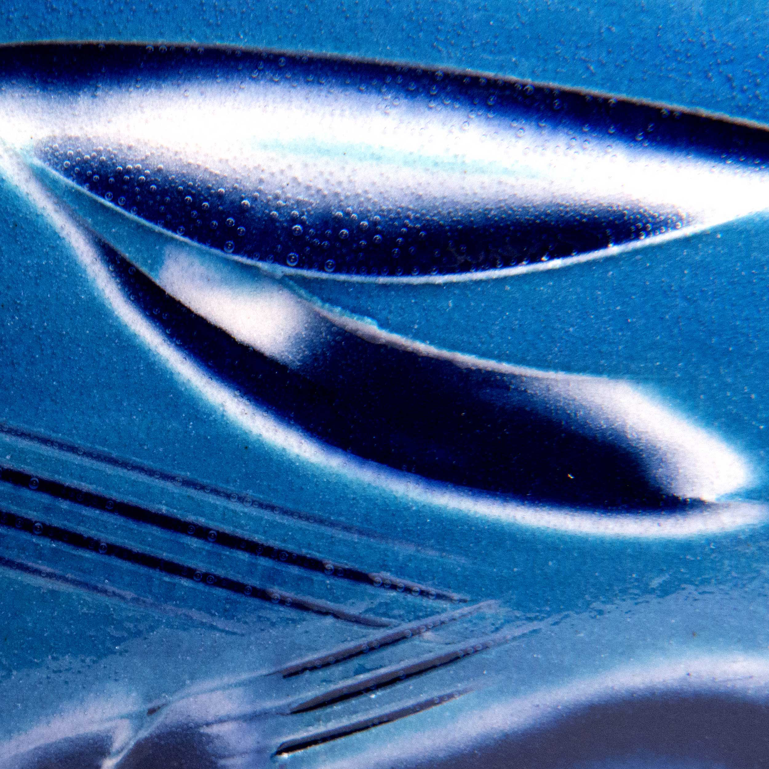 Cobalt Blue Ceramic Glaze Effectl by Rowena Gilbert