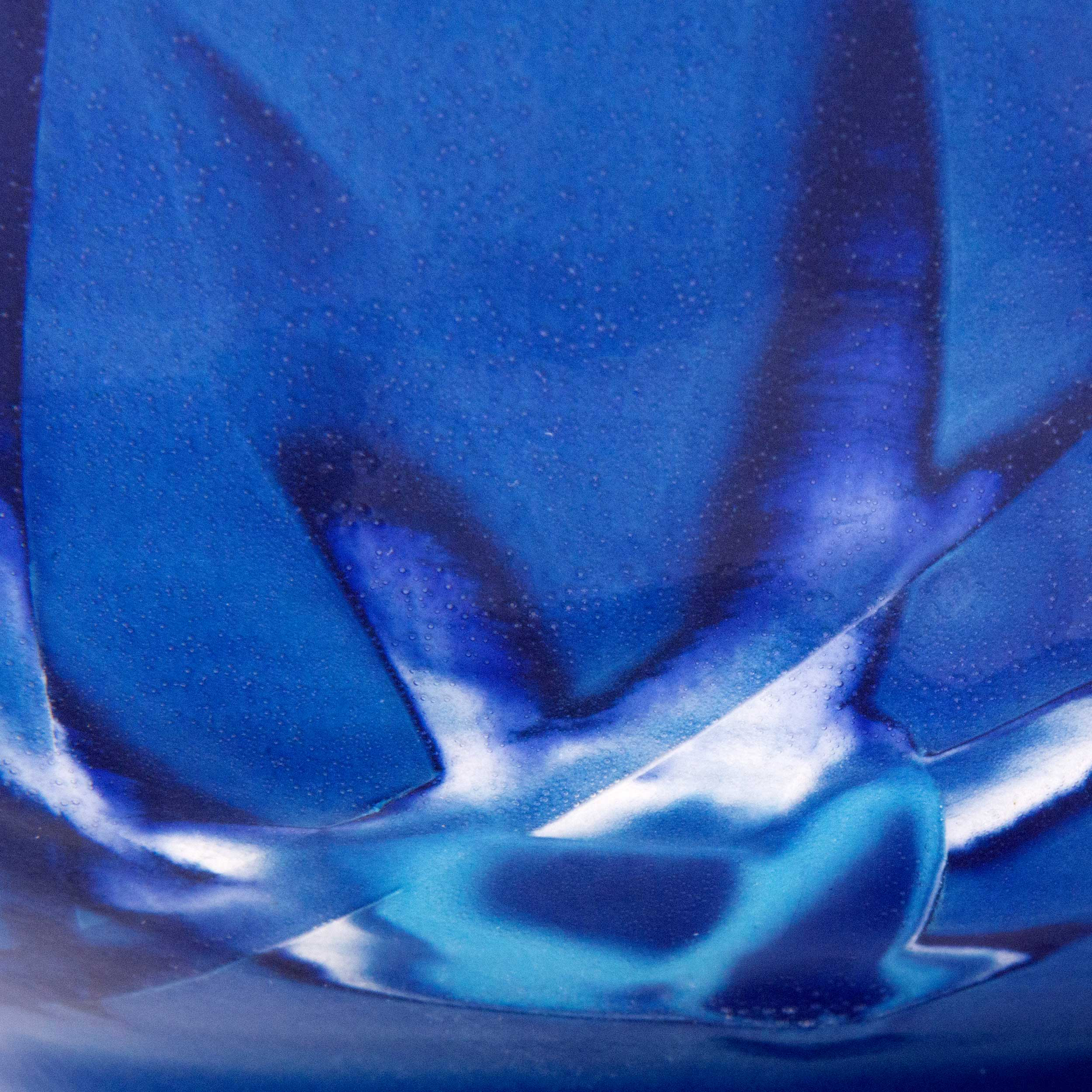 Ultramarine Blue Ceramic Glaze Effect by Rowena Gilbert