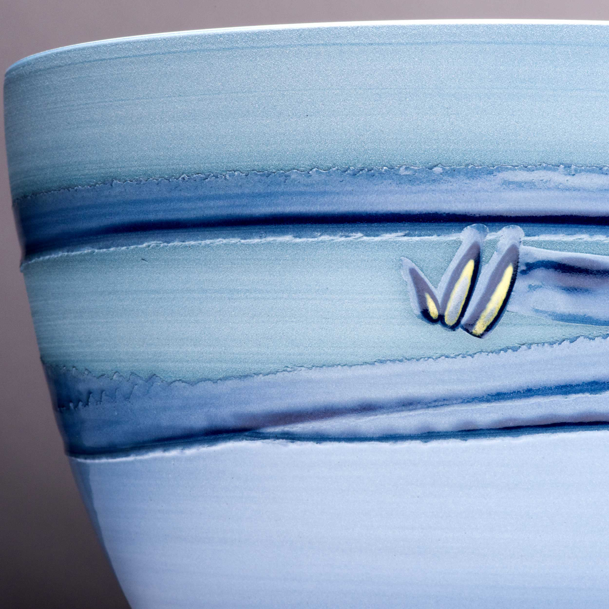 Blue Wave Ceramic Design Coast Series by Rowena Gilbert