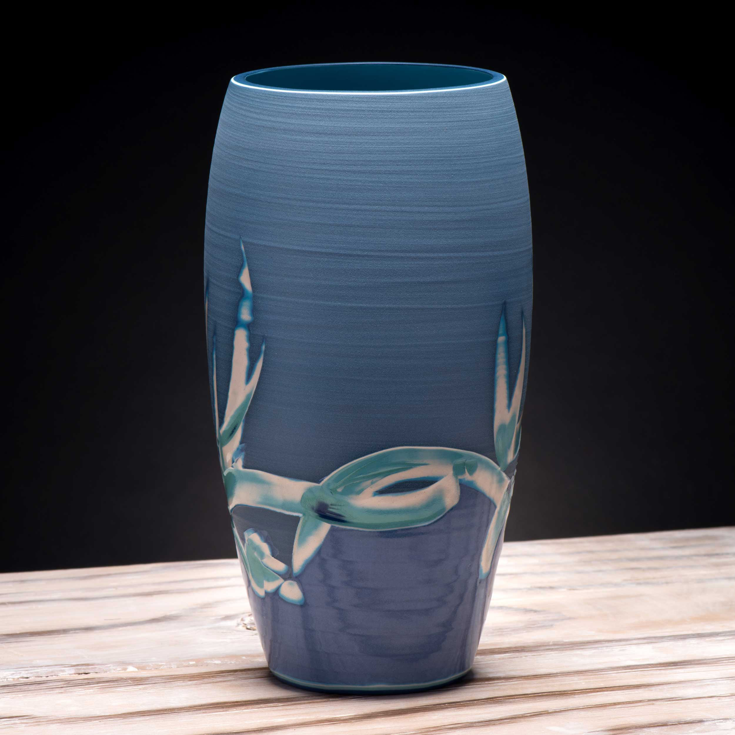 Tropical Sea Vase by Rowena Gilbert