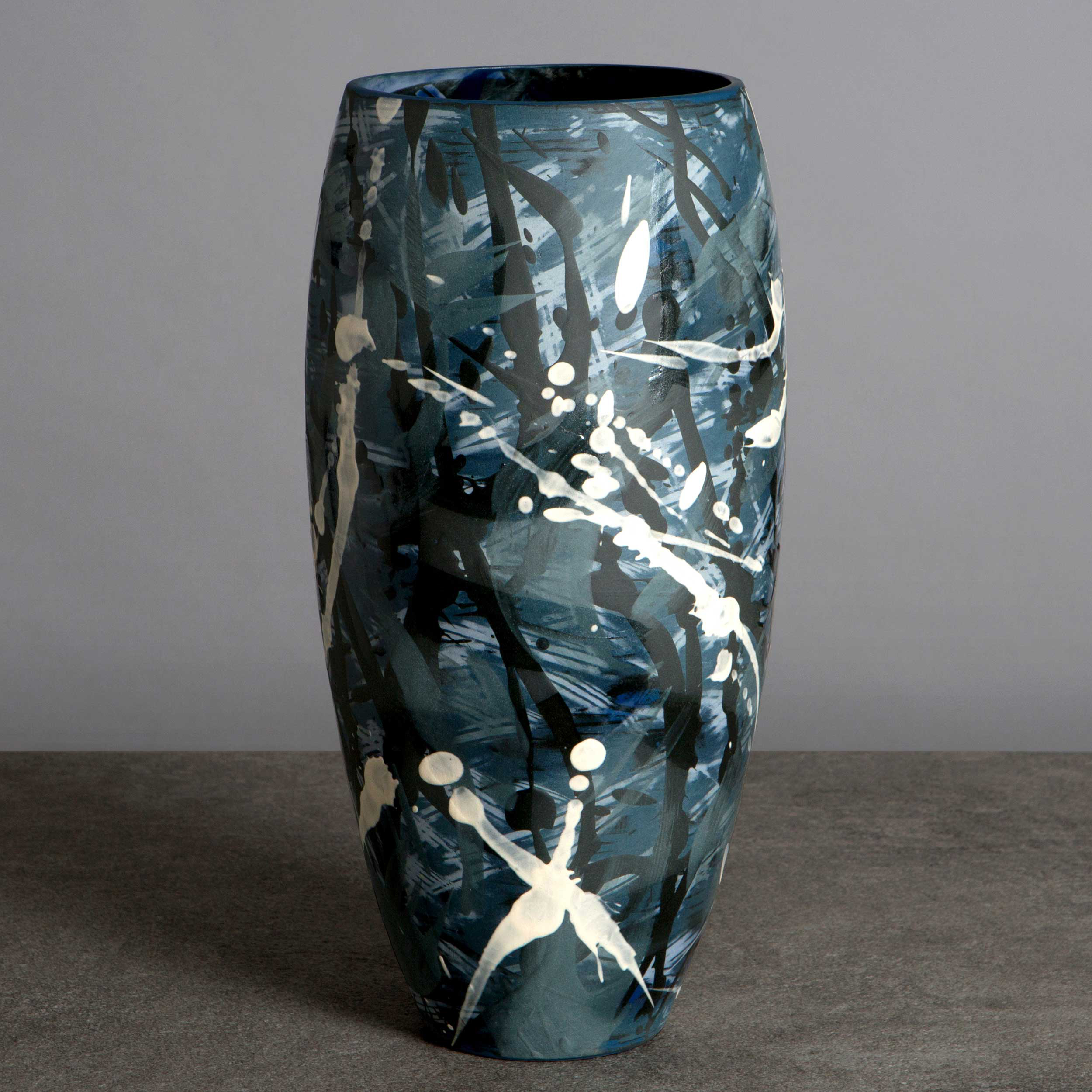 Under the Waves Ceramic Large Vase By Rowena Gilbert