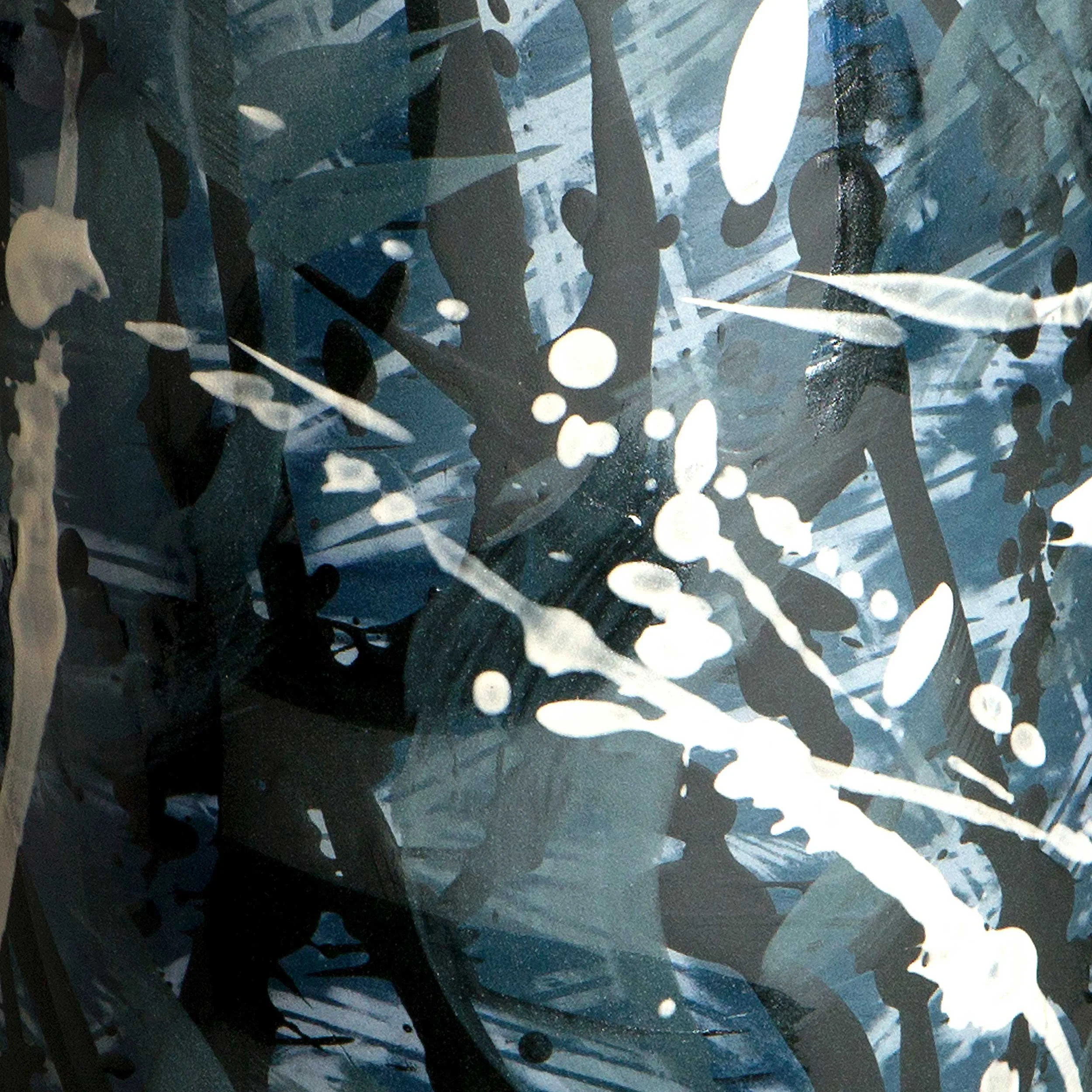 Ceramic Splashing Waves Detail by Rowena Gilbert