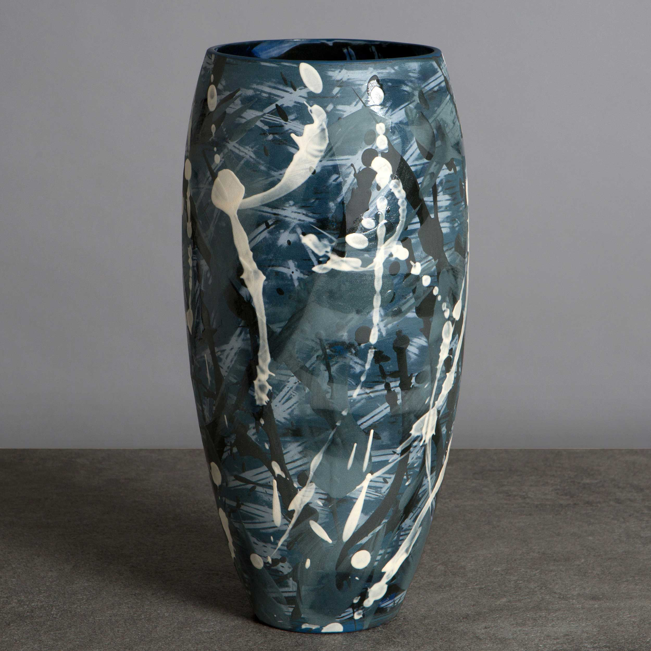 Great Wave Ceramic Vase by Rowena Gilbert Under the Waves Series