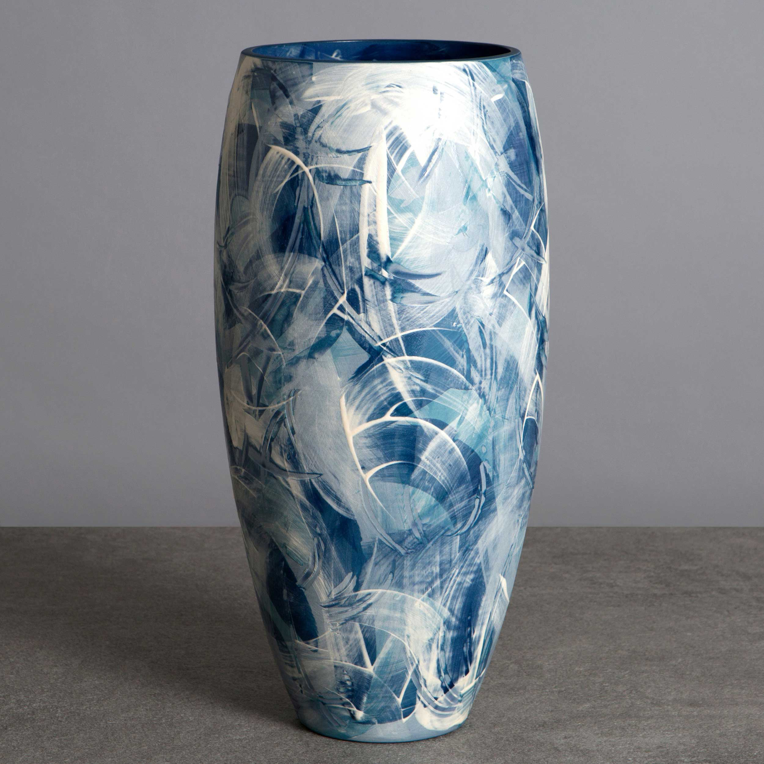 Seascape Ceramic Vase by Rowena Gilbert Under the Waves Series
