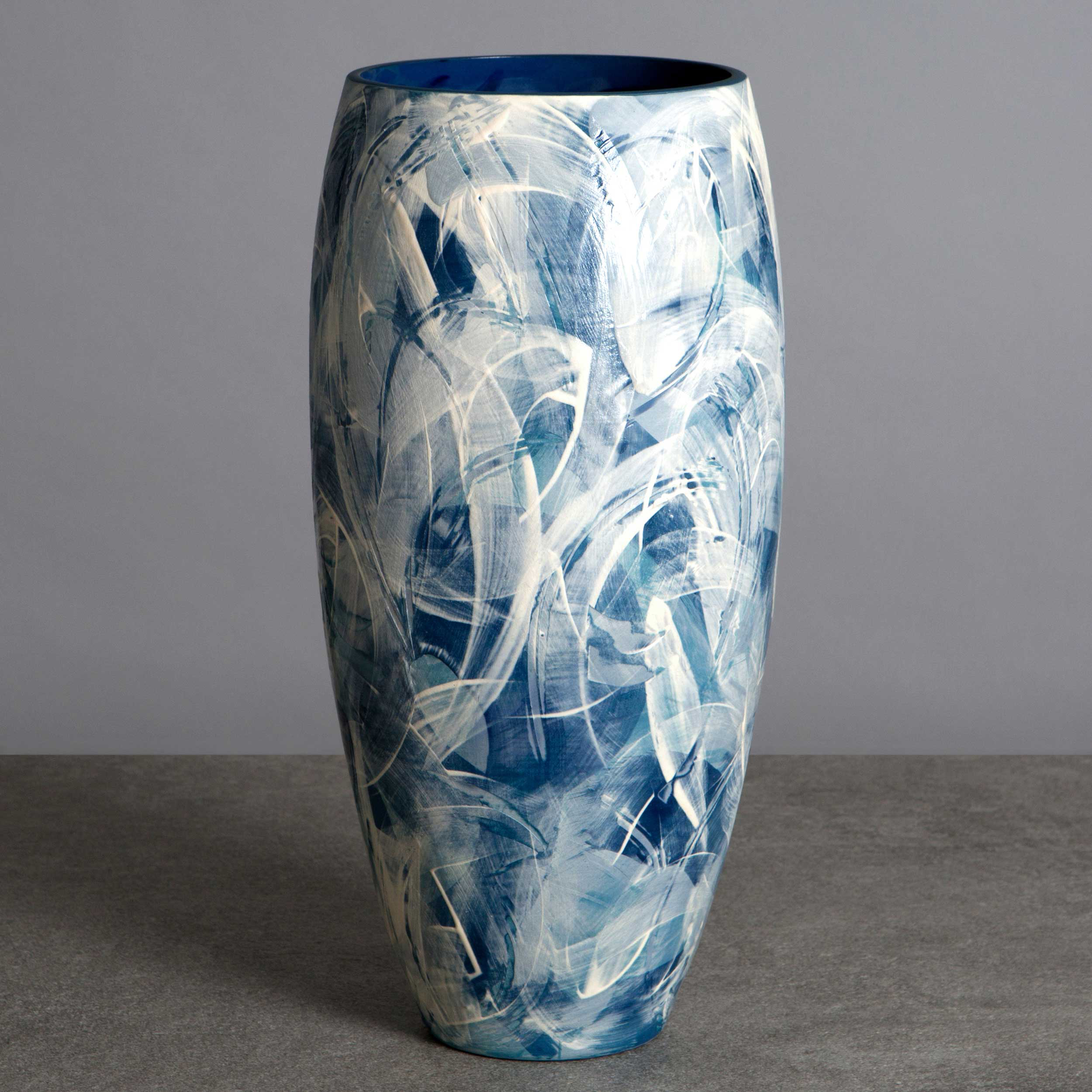 Seascape Wave Ceramic Vase by Rowena Gilbert
