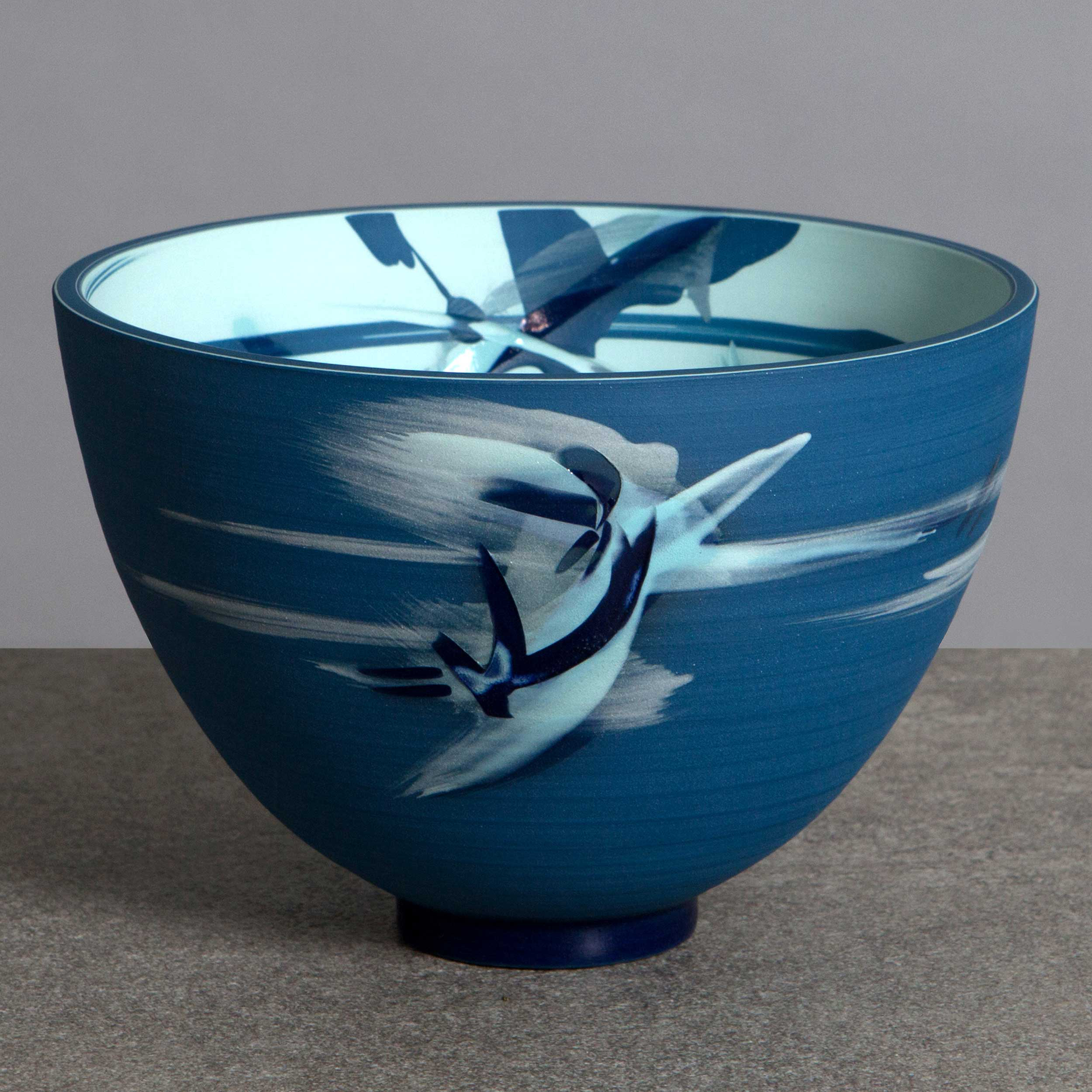 Ocean Spray Ceramic Bowl by Rowena Gilbert