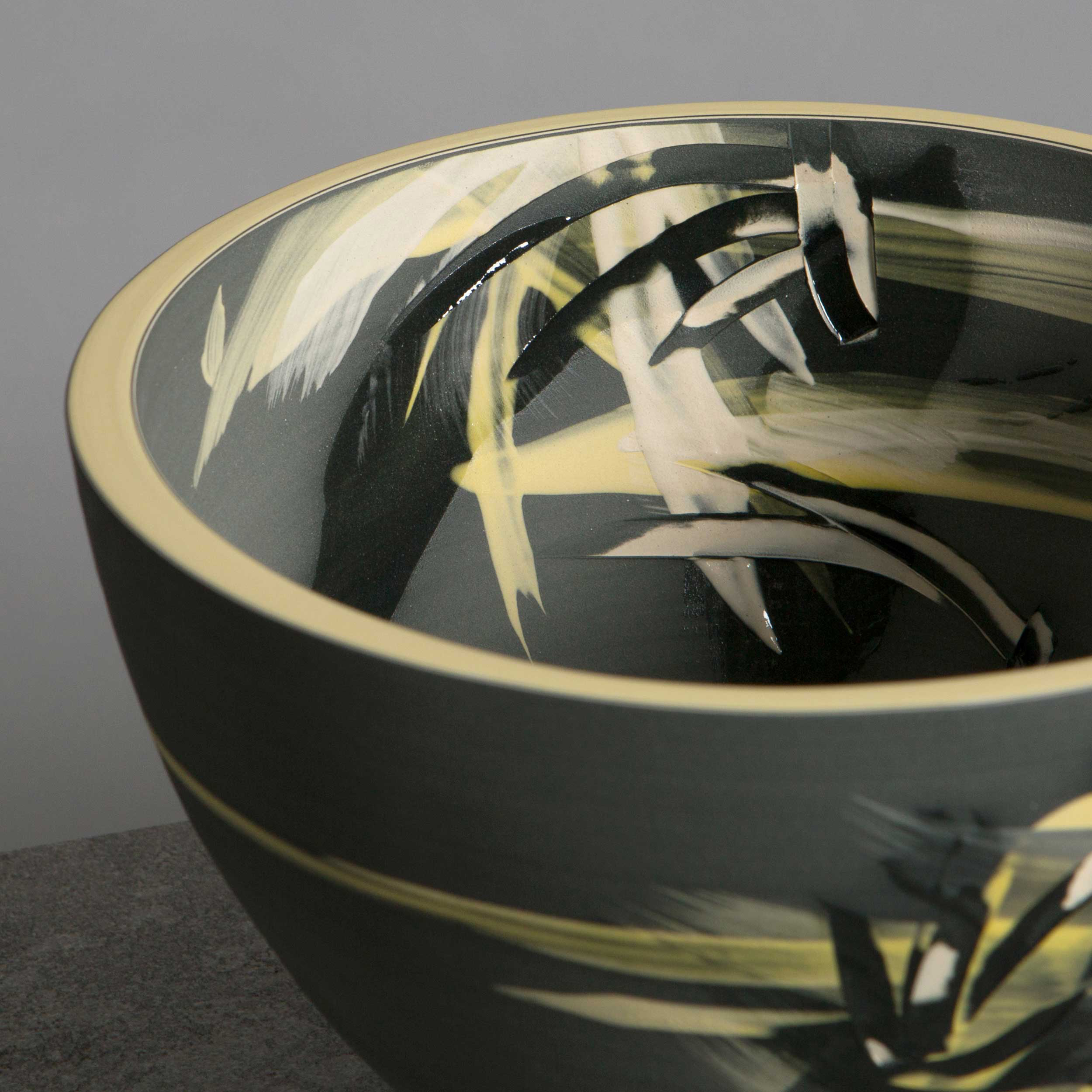 Star Design Contemporary Ceramic Bowl by Rowena Gilbert