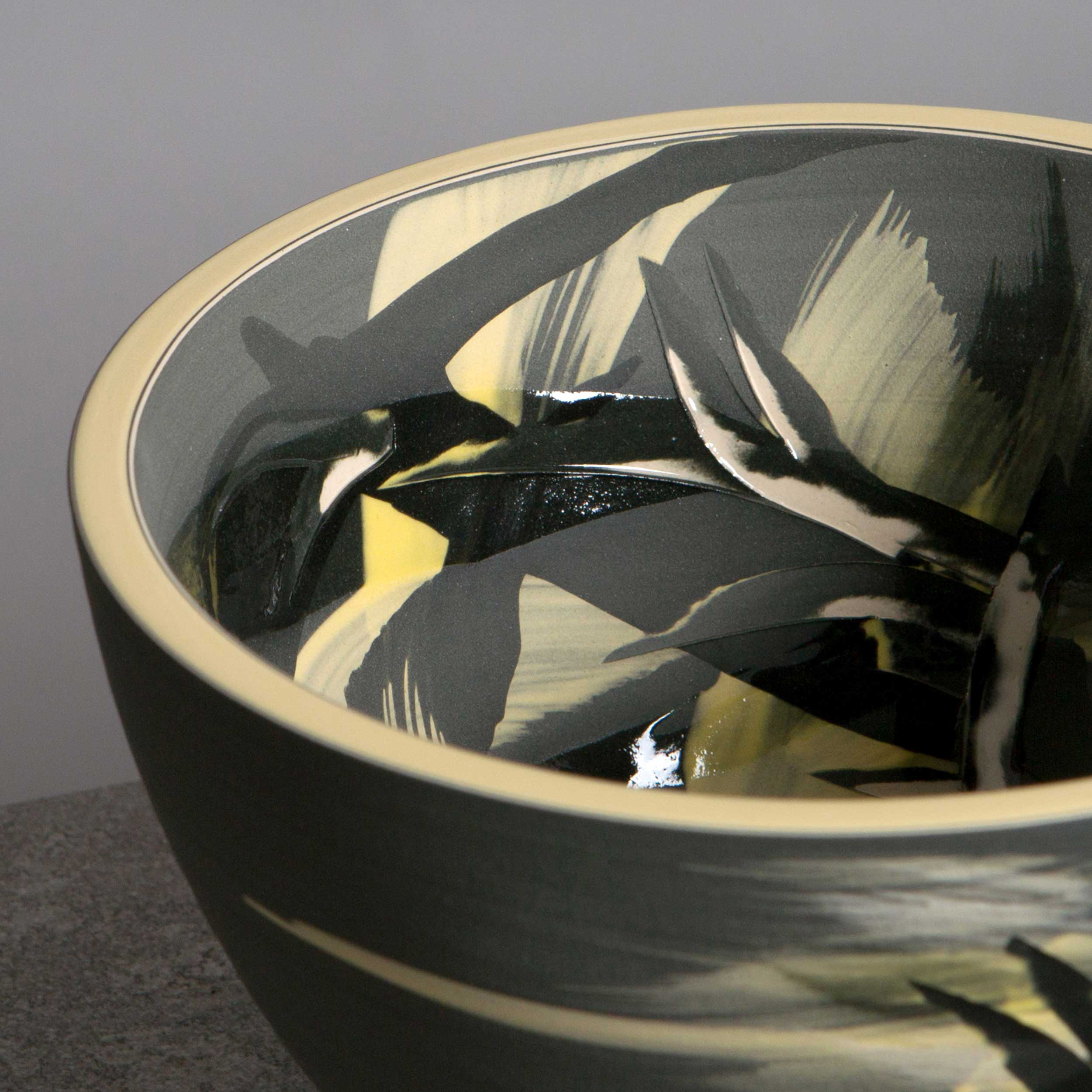 Stars Design Contemporary Ceramic Bowl by Rowena Gilbert