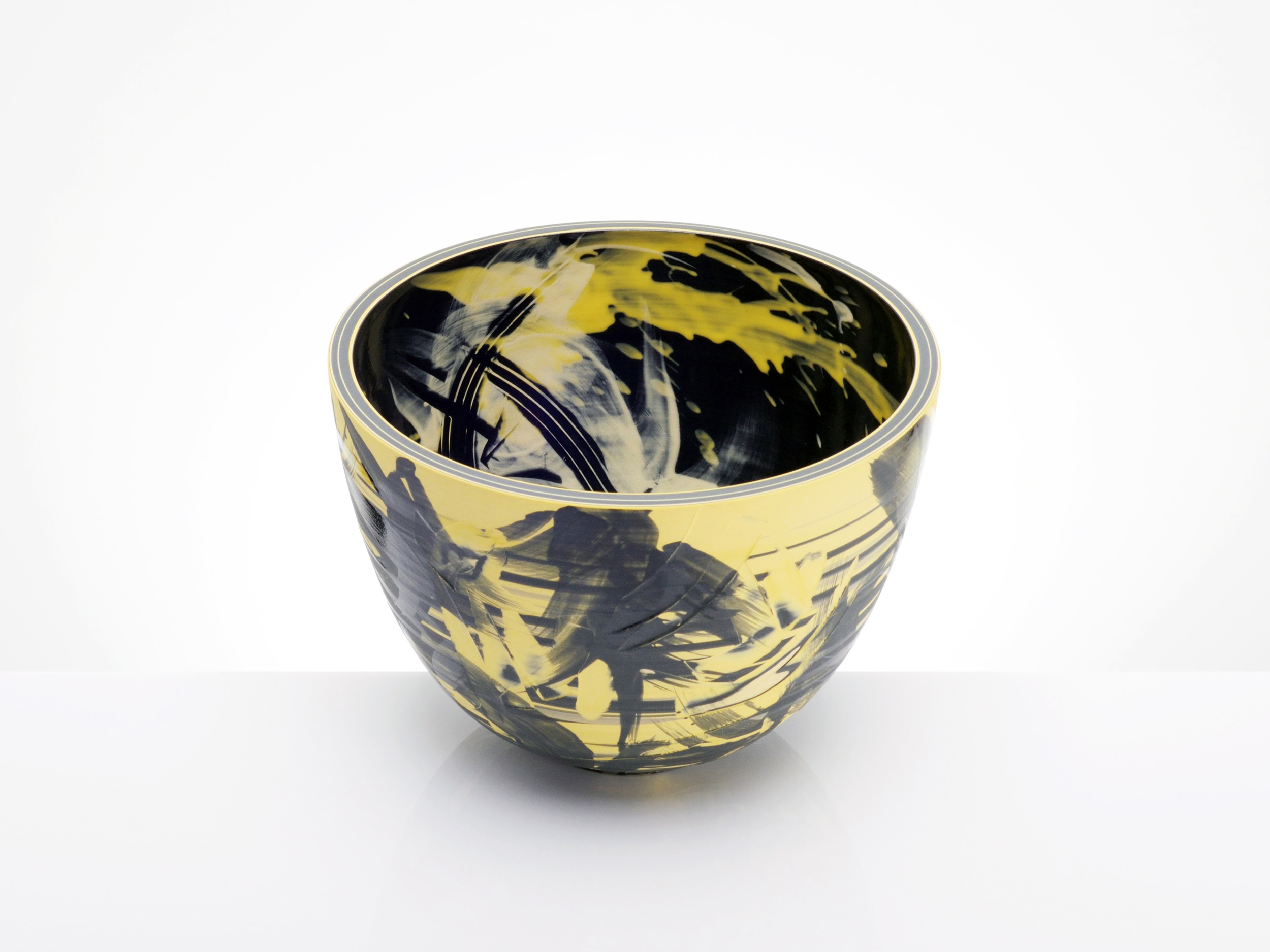 Deep Space Ceramic Bowl by Rowena Gilbert