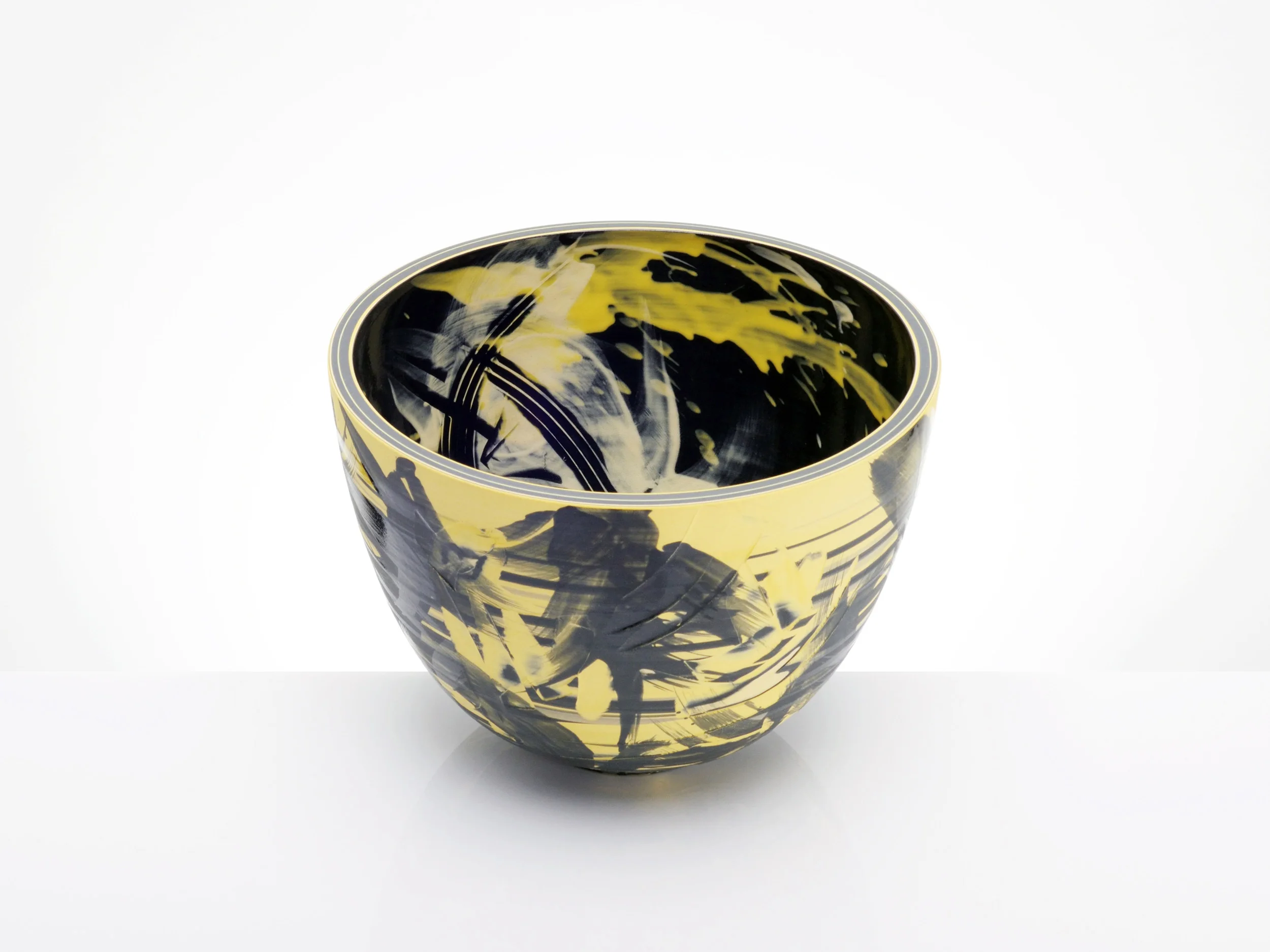 Deep Space Ceramic Bowl by Rowena Gilbert