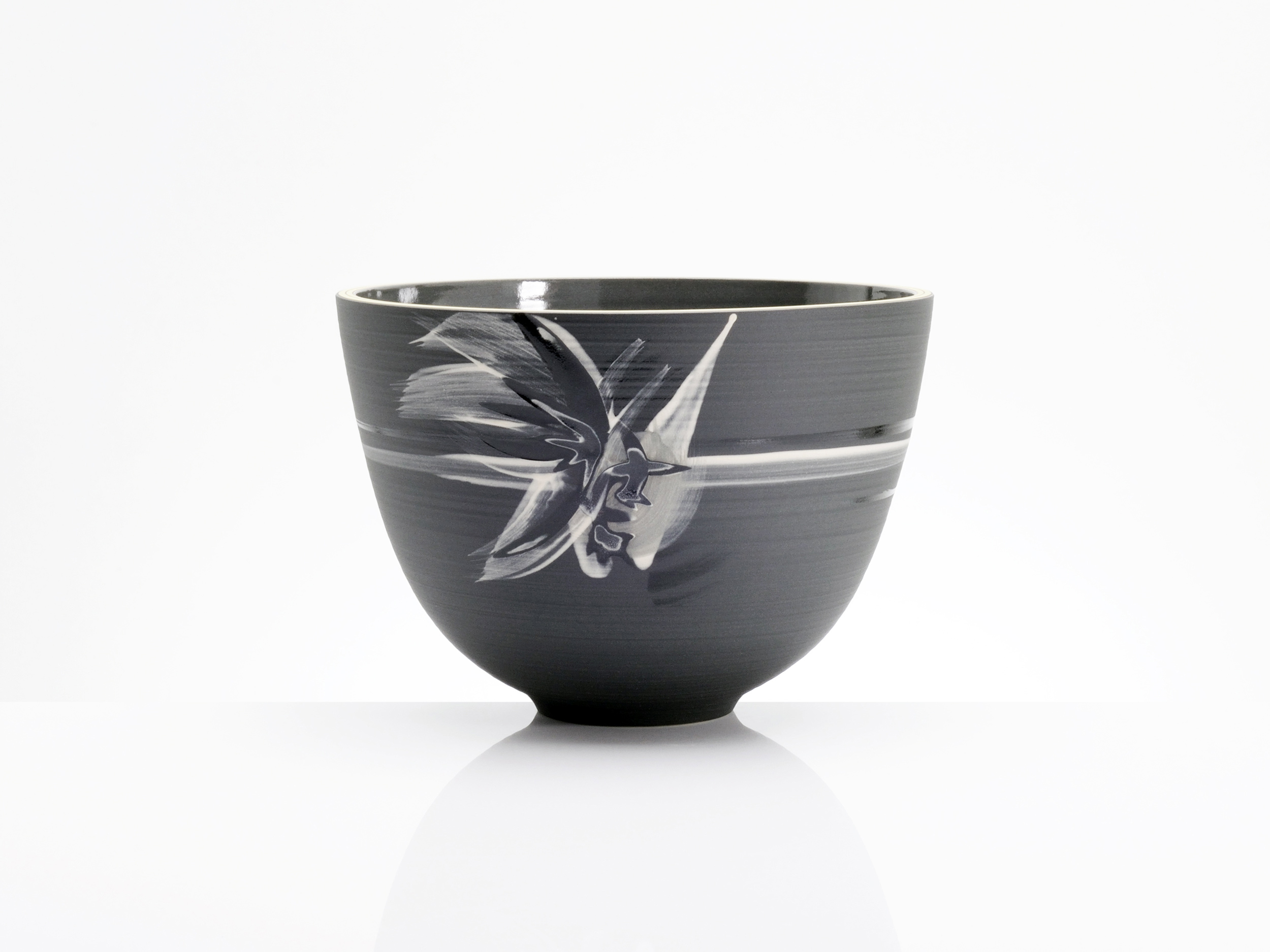 Star Wars Black Ceramic Bowl by Rowena Gilbert