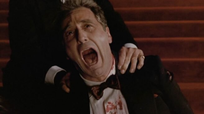  El grito de Corleone tras la muerte de su hija. 