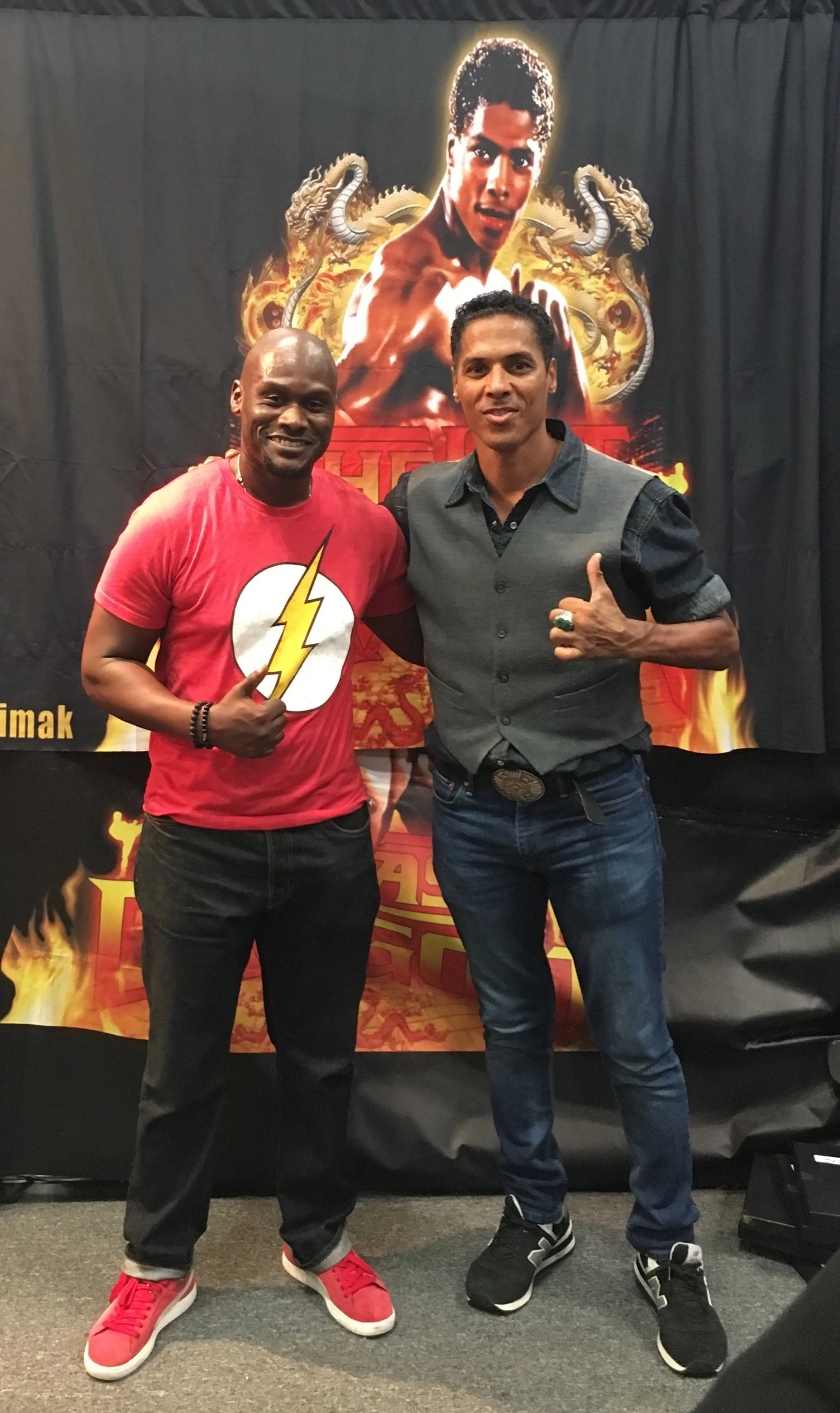 Daniel Augustine with Taimak