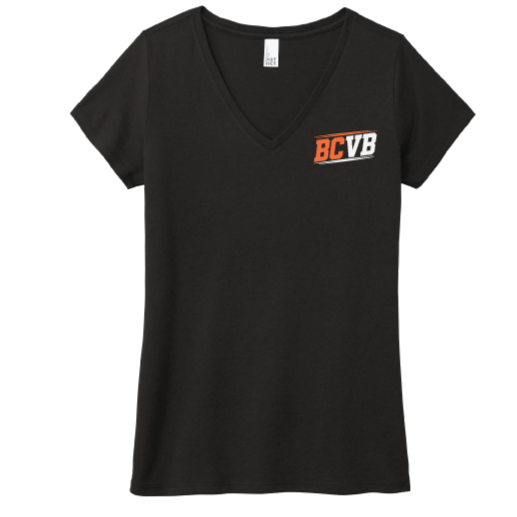 12 BCVB Women's District Tri-blend V-neck