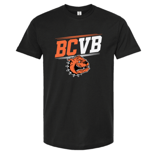 1. BCVB Tultex  Black Cotton tee Youth & Adult