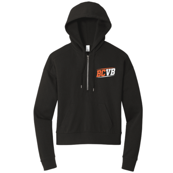 11. BCVB District Women's Tri-blend 1/2 Zip