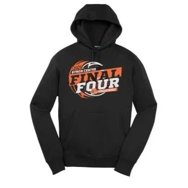 9. FRONT LOGO ONLY Sport-tek Cotton blend hoodie  Youth and Adult