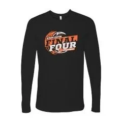 3. FRONT LOGO ONLY  Next Level Cotton Long Sleeve Tee