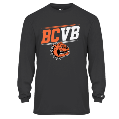 5. BCVB Badger Black Performance Long-Sleeve Tee (Youth & Adult)