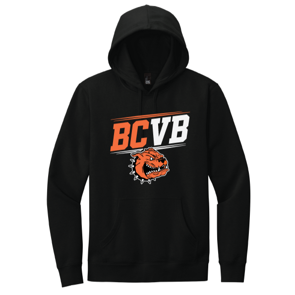 8. BCVB District Black cotton blend hoodie (Youth & Adult)