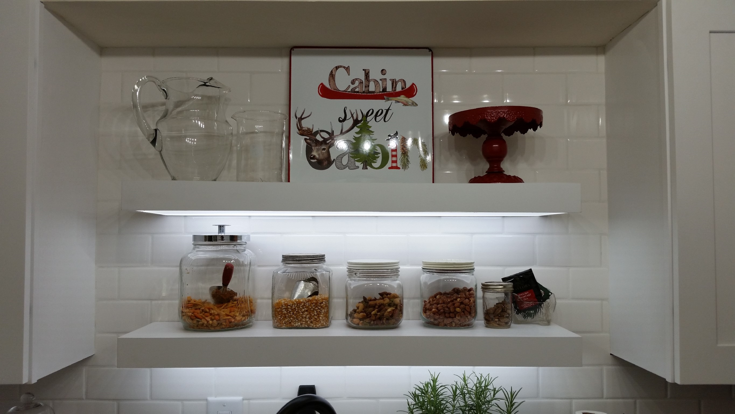 Semi Modified Floating LightShelf