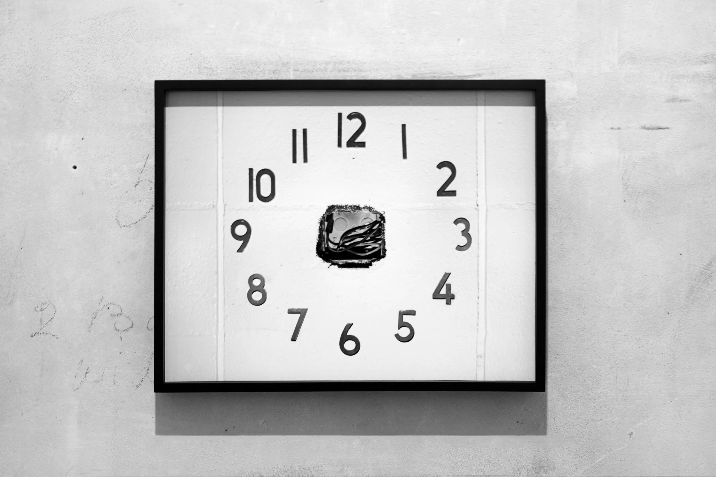 Installation view. "For Ever," 16x20, Silver gelatin print in painted wood frame. 2015. 