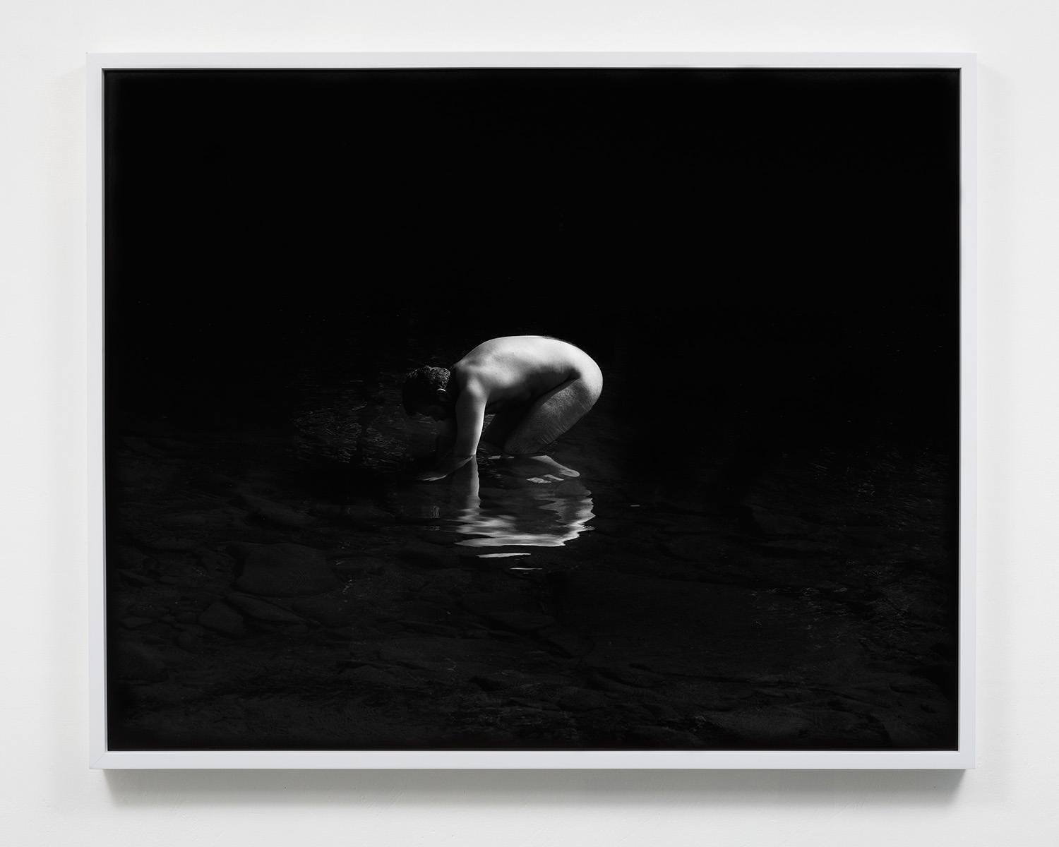 ...if water forgets how to play mirror, 32 x 40, Gelatin silver print, 2018