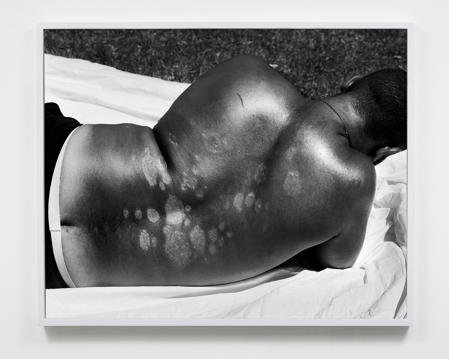 Burned Map (or: Body) , Gelatin silver print, 32 x 40, 2019