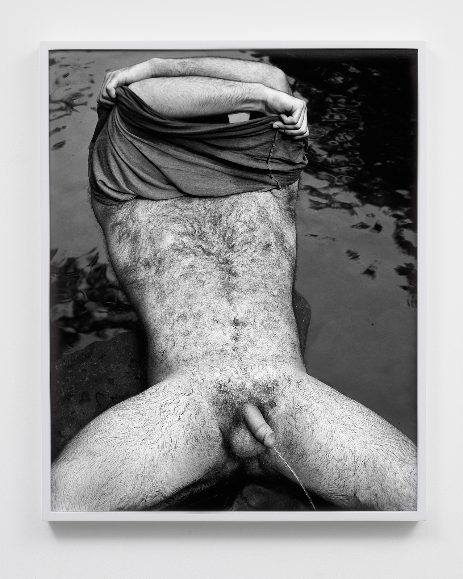 Eric (Voiding), 25 x 20, Gelatin silver print, 2018.