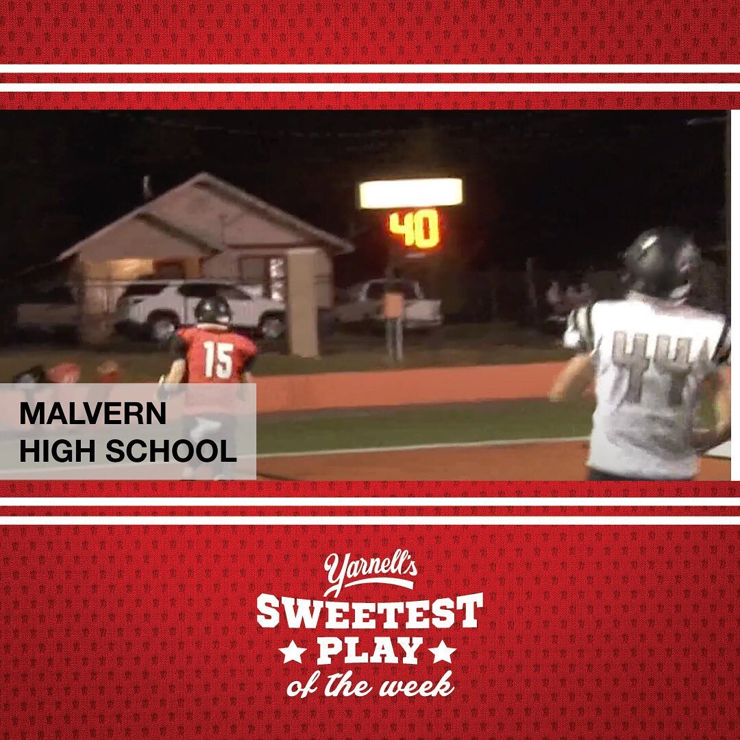 We knew Week 5 of #SweetestPlay would be a hit, and the fans made it happen! Congrats to Malvern High School, Mena High School and Wynne High School on their wins! 🎉