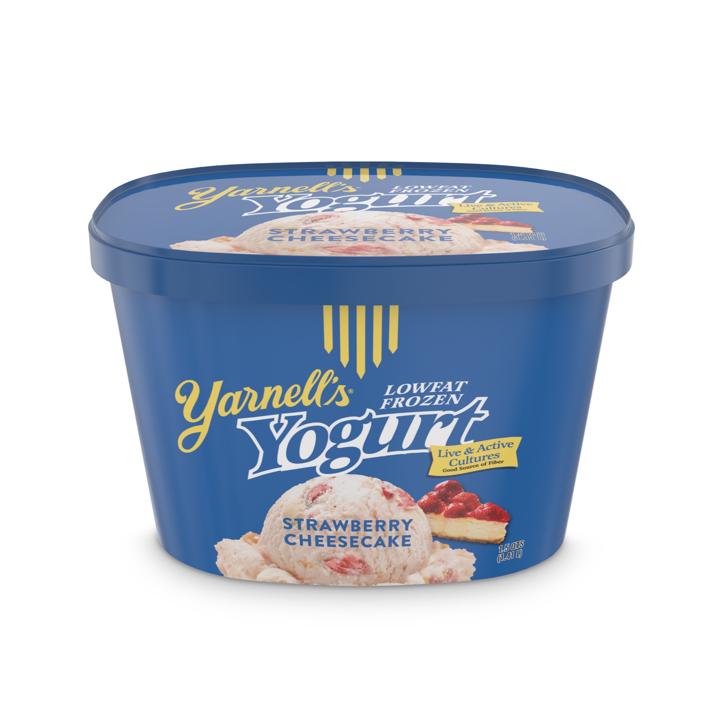 48oz Low Fat Frozen Straw Cheese Yogurt Scround Lid 048430_front.jpg