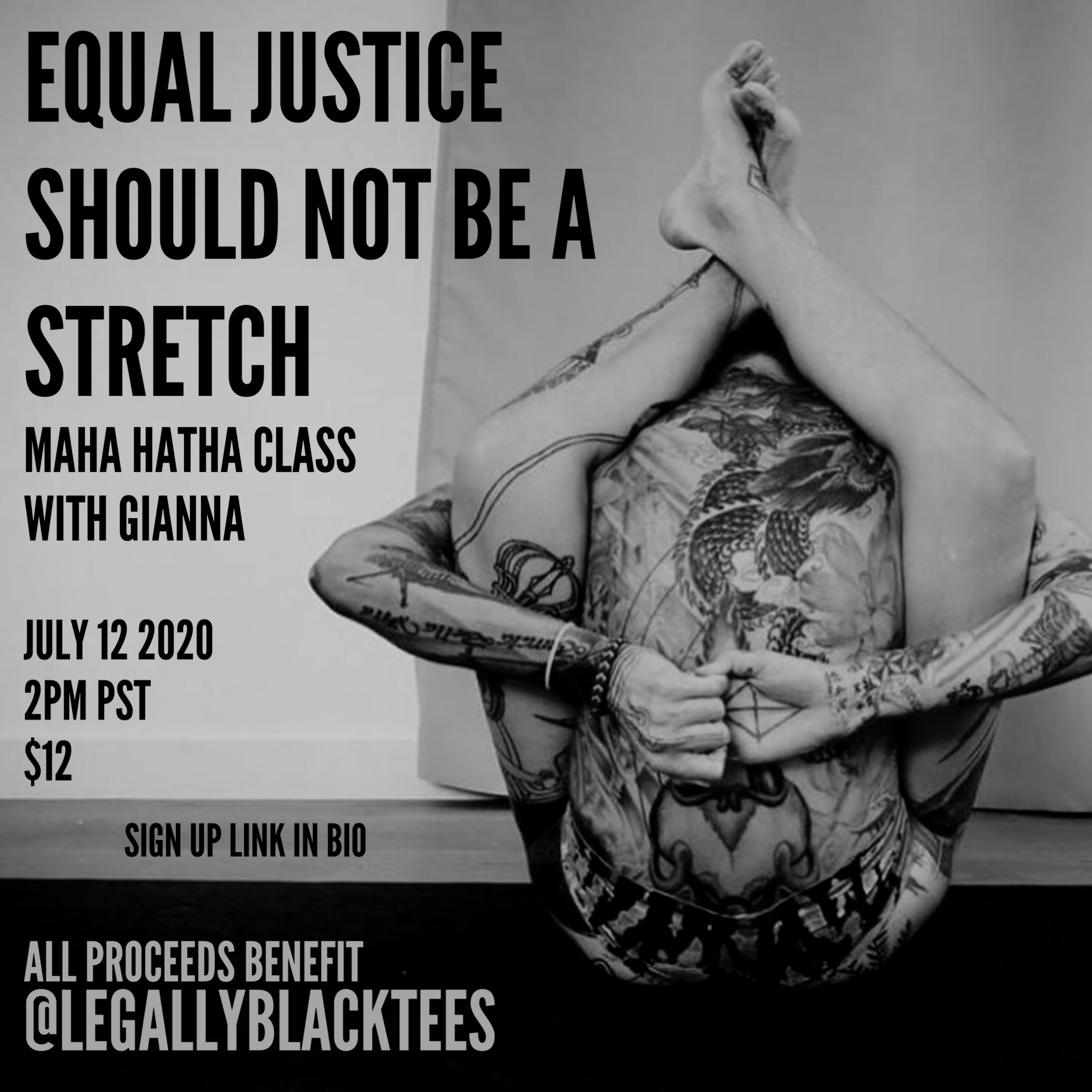 Maha Hatha Donation Class @legallyblackteespacifuc