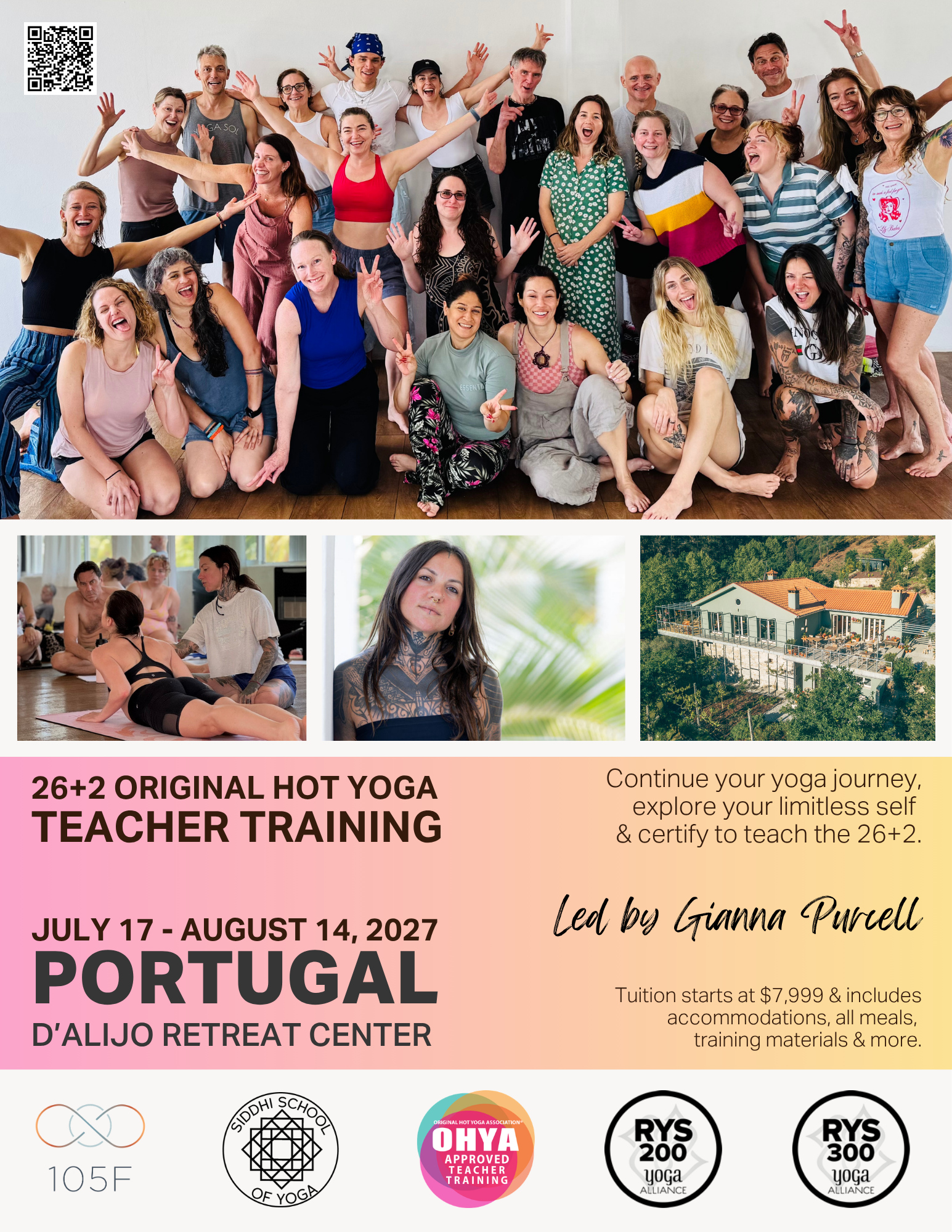 26&amp;2 Original Hot Yoga Teacher Training Intensive
