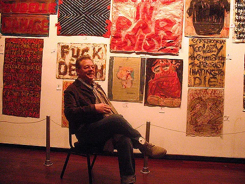 NYC opening for Stephen Rodefer's language paintings