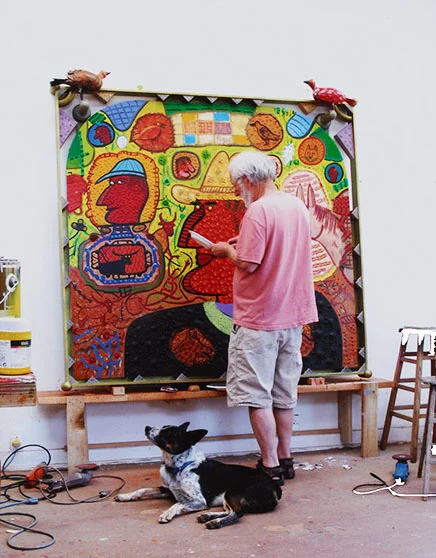 Roy De Forest painting