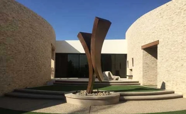 Archie Held bronze sculpture "Together" 