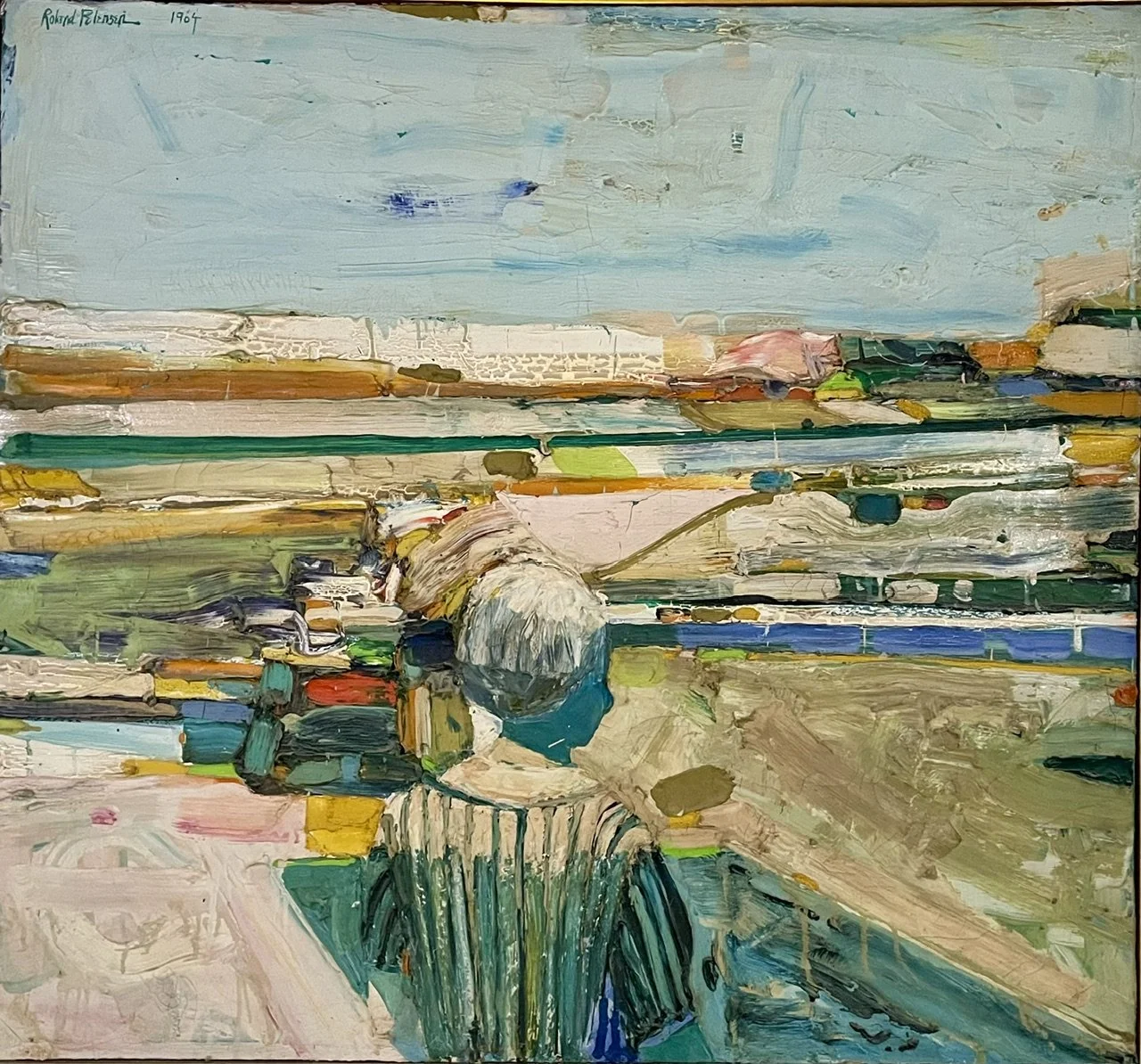 Roland Petersen - oil on canvas 1964 48"x46"