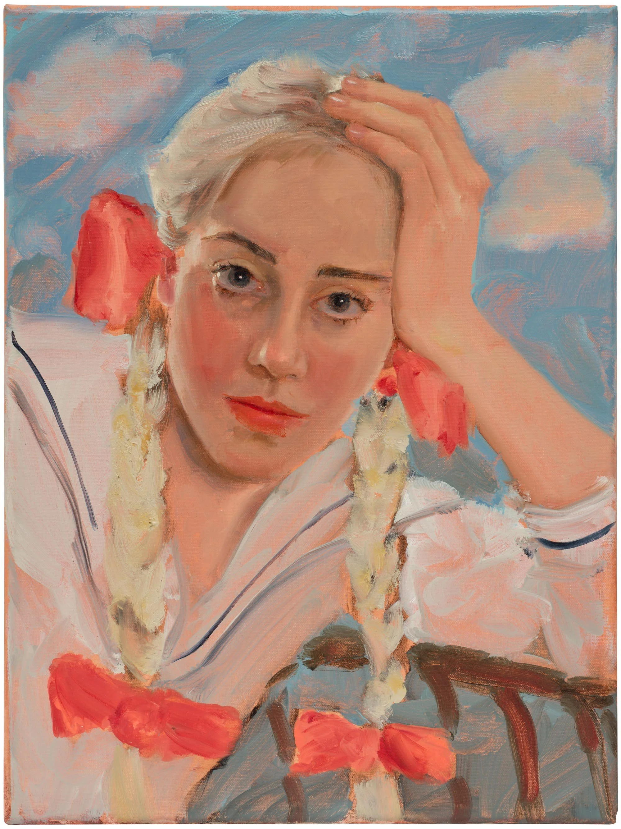 Jenna Gribbon - My Girlfriend as Pollyanna 2020 16" x 12"