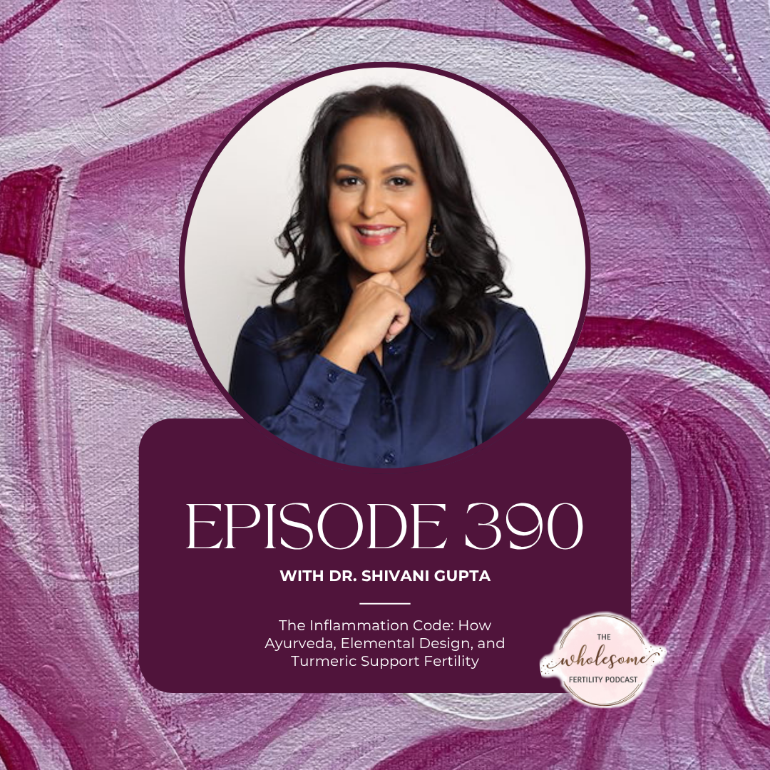 EP 390 The Inflammation Code: How Ayurveda, Elemental Design, and Turmeric Support Fertility