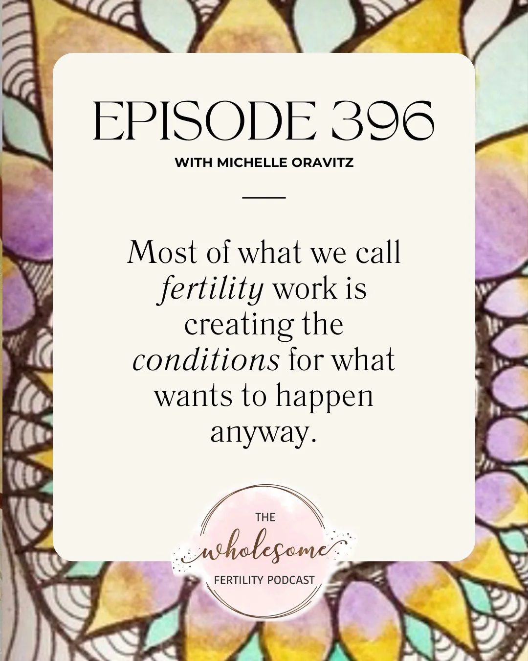 For tomorrow&rsquo;s episode&hellip;
&ldquo;Most of what we call fertility work is creating the conditions for what wants to happen anyway.&rdquo;
This solo episode is a beautiful reminder that your body is not broken, random, or disorderly.
It is al