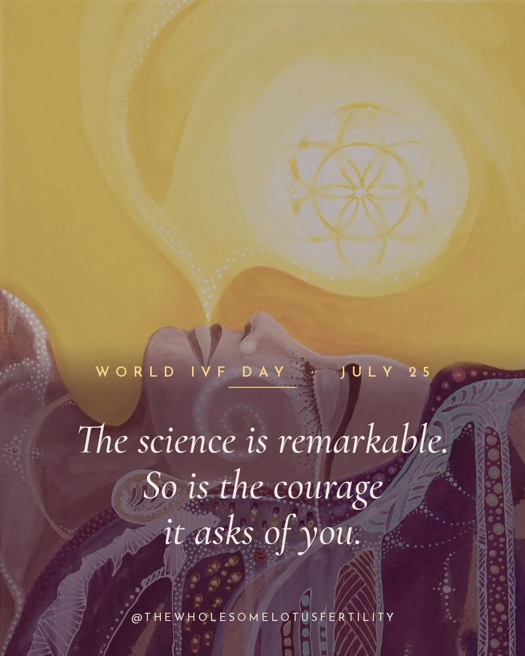 On this day in 1978, the first baby was born through IVF. What once seemed impossible became possible, and it has since changed everything for millions of families.

If you are in the middle of IVF right now, I want you to know that the science is re